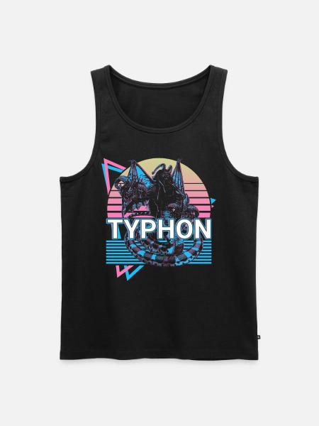 Typhon græsk gud Oldgræsk mythol - Herre Premium økologisk tanktop - sort
