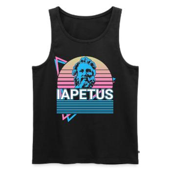 Iapetus Greek god Ancient Greek myth - Men's Premium Organic Tank Top - black - Front - AI Model Male 178 light (178cm)