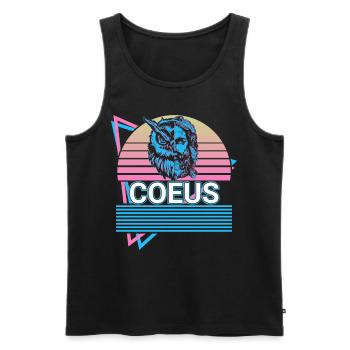 Coeus Greek god Ancient Greek mythology - Men's Premium Organic Tank Top - black - Front - AI Model Male 178 light (178cm)