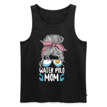 Water Polo Mom Sunglasses Water - Männer Premium Bio Tank Top - Schwarz - Vorne - Michal (187cm)