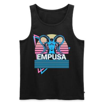 Empusa Mythical Creatures Ancient Greek Mythology Re - Men's Premium Organic Tank Top - black - Front - Michal (187cm)
