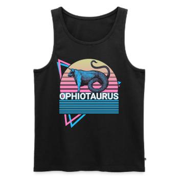 Ophiotaurus Fabelwesen Antike griechische Mytholog - Männer Premium Bio Tank Top - Schwarz - Vorne - AI Model Male 178 light (178cm)