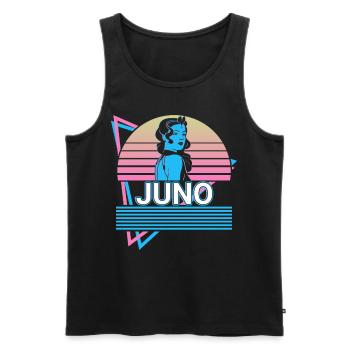 Juno Königin der Götter Antike römische Mythologie - Männer Premium Bio Tank Top - Schwarz - Vorne - AI Model Male 178 light (178cm)