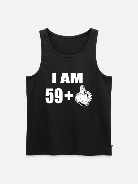 60th birthday - Men's Premium Organic Tank Top - black