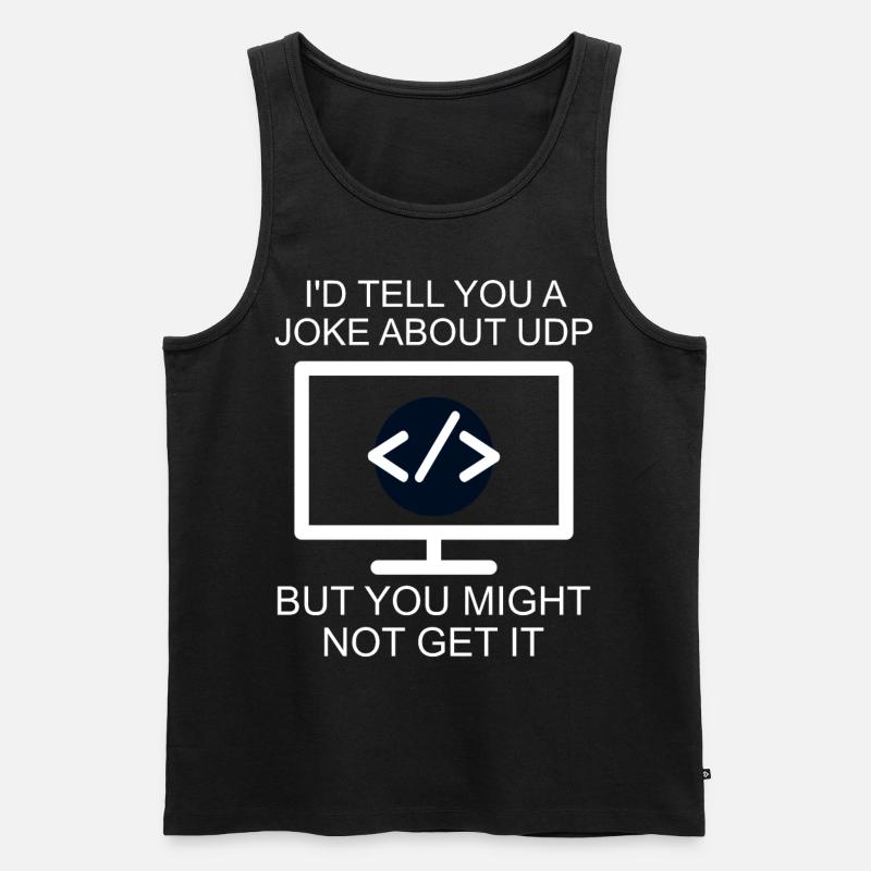 Cybersecurity - IT Security Computer Scientist - Men's Premium Organic Tank Top - black