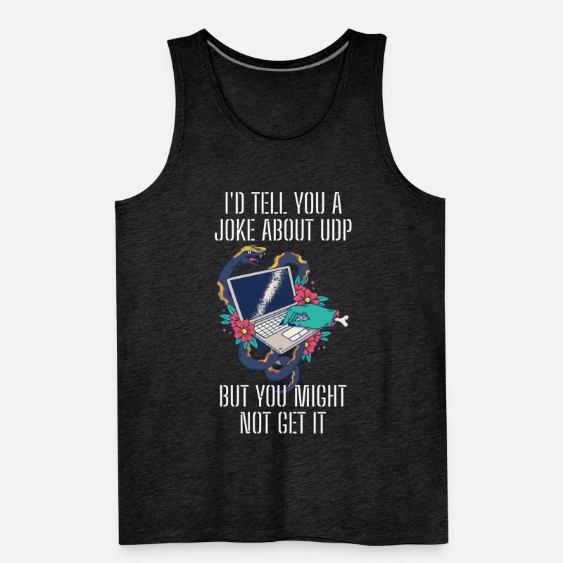 Cybersecurity - IT Security Computer Scientist Men's Premium Organic Tank Top