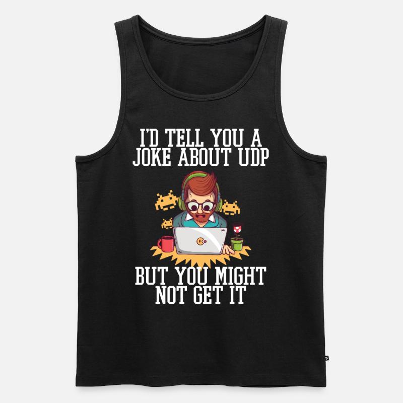 Cybersecurity - IT-Sicherheit Informatiker - Männer Premium Bio Tank Top - Schwarz