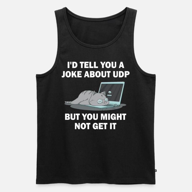 Cybersecurity - IT-Sicherheit Informatiker - Männer Premium Bio Tank Top - Schwarz