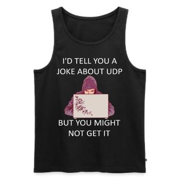 Cybersecurity - IT-Sicherheit Informatiker - Männer Premium Bio Tank Top - Schwarz - Vorne - AI Model Male 178 light (178cm)