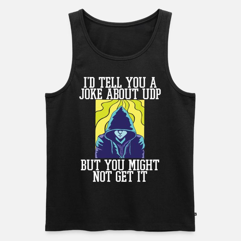 Cybersecurity - IT-Sicherheit Informatiker - Männer Premium Bio Tank Top - Schwarz