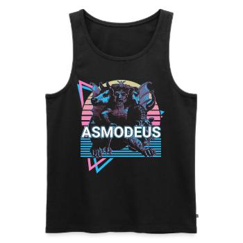 Asmodeus Prince of Demons Jewish mythology Heb - Men's Premium Organic Tank Top - black - Front - AI Model Male 178 light (178cm)