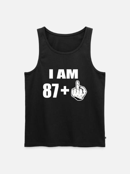 88th birthday - Men's Premium Organic Tank Top - black