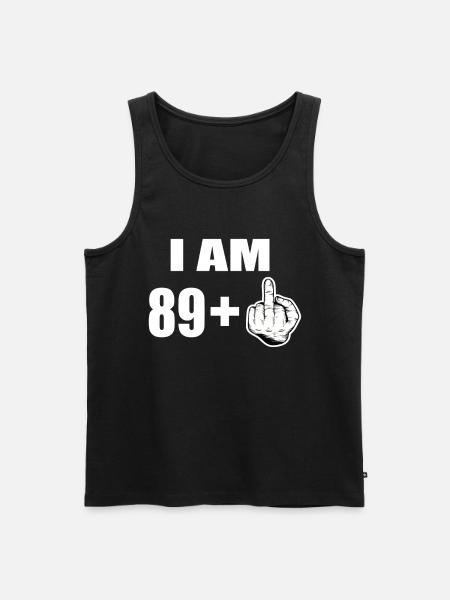 90th birthday - Men's Premium Organic Tank Top - black