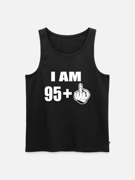 96th birthday - Men's Premium Organic Tank Top - black