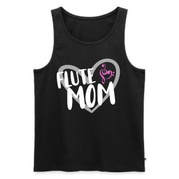 Flûte Flûte Musiciens Cuivres Musique - Débardeur bio Premium Homme - noir - Devant - Michal (187cm)