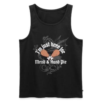 Mittelalter Renaissance Mittelalterfest Ritter - Männer Premium Bio Tank Top - Schwarz - Vorne - AI Model Male 178 light (178cm)
