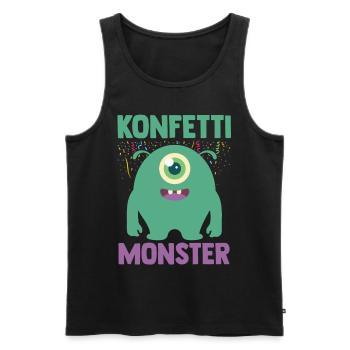 Karnevalskostüm Karnevalist Fasching Karneval - Männer Premium Bio Tank Top - Schwarz - Vorne - AI Model Male 178 light (178cm)