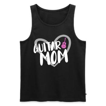Musicien de guitare Musique de cuivres - Débardeur bio Premium Homme - noir - Devant - Michal (187cm)