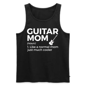Musicien de guitare Musique de cuivres - Débardeur bio Premium Homme - noir - Devant - Michal (187cm)