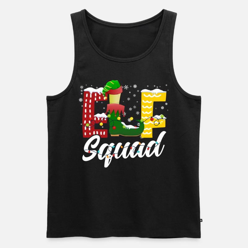 Elf Squad - Männer Premium Bio Tank Top - Schwarz