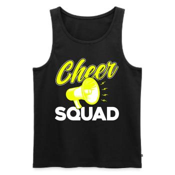 Cheer Squad - Men's Premium Organic Tank Top - black - Front - AI Model Male 178 light (178cm)