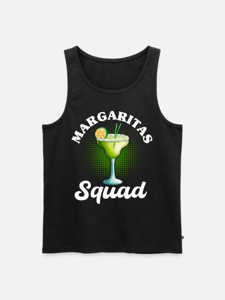 Margaritas Squad - Men's Premium Organic Tank Top - black