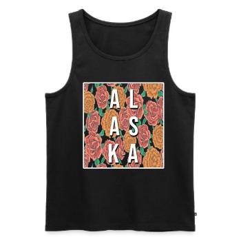 Alaska - Débardeur bio Premium Homme - noir - Devant - Michal (187cm)