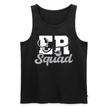 Her Squad Emergency Squad - Men's Premium Organic Tank Top - black - Front - Michal (187cm)