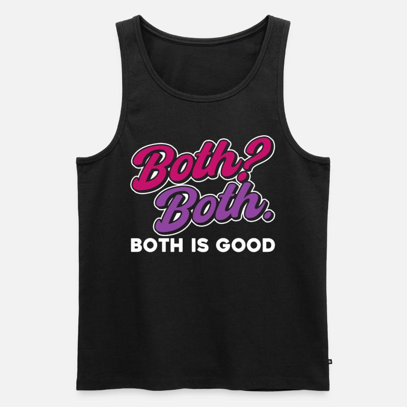 Bi Pride Bisexual - Männer Premium Bio Tank Top - Schwarz