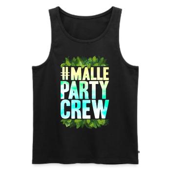 Mallorca Party Crew - Men's Premium Organic Tank Top - black - Front - Michal (187cm)
