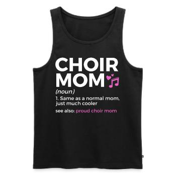 Choir Musiker - Männer Premium Bio Tank Top - Schwarz - Vorne - Michal (187cm)