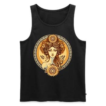 Aphrodite Greek Goddess Love And Beauty Ancient My - Männer Premium Bio Tank Top - Schwarz - Vorne - Michal (187cm)