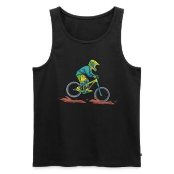 VTT VTT - Débardeur bio Premium Homme - noir - Devant - AI Model Male 178 light (178cm)