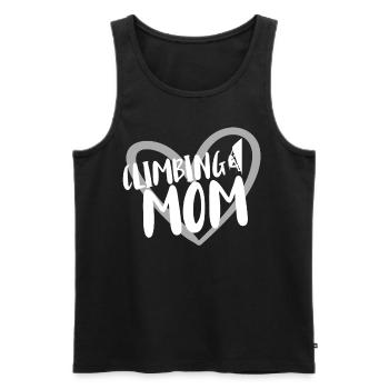 Climbing Mountaineering - Men's Premium Organic Tank Top - black - Front - Michal (187cm)