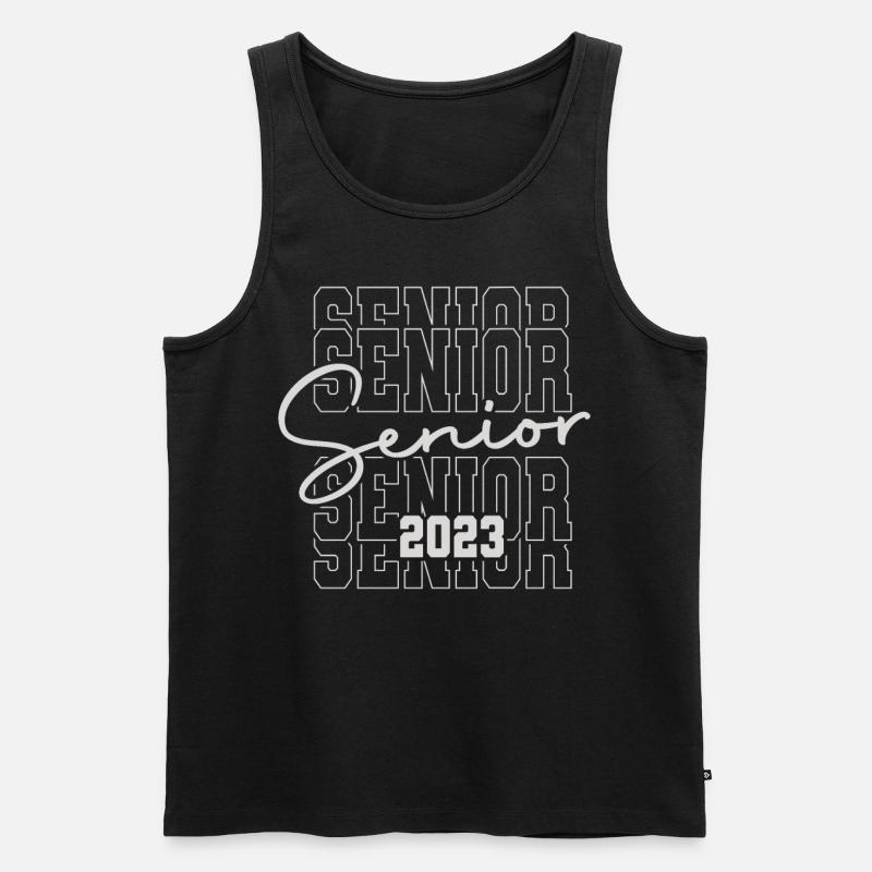 Rentner 2023 - Männer Premium Bio Tank Top - Schwarz