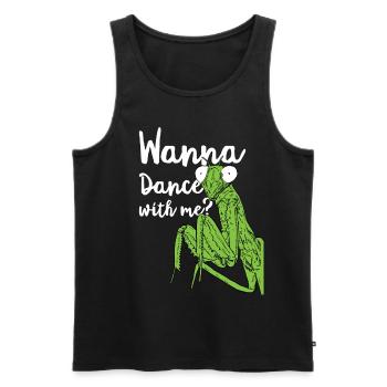Insect Enthusiast Praying Mantis Lover - Männer Premium Bio Tank Top - Schwarz - Vorne - AI Model Male 178 light (178cm)