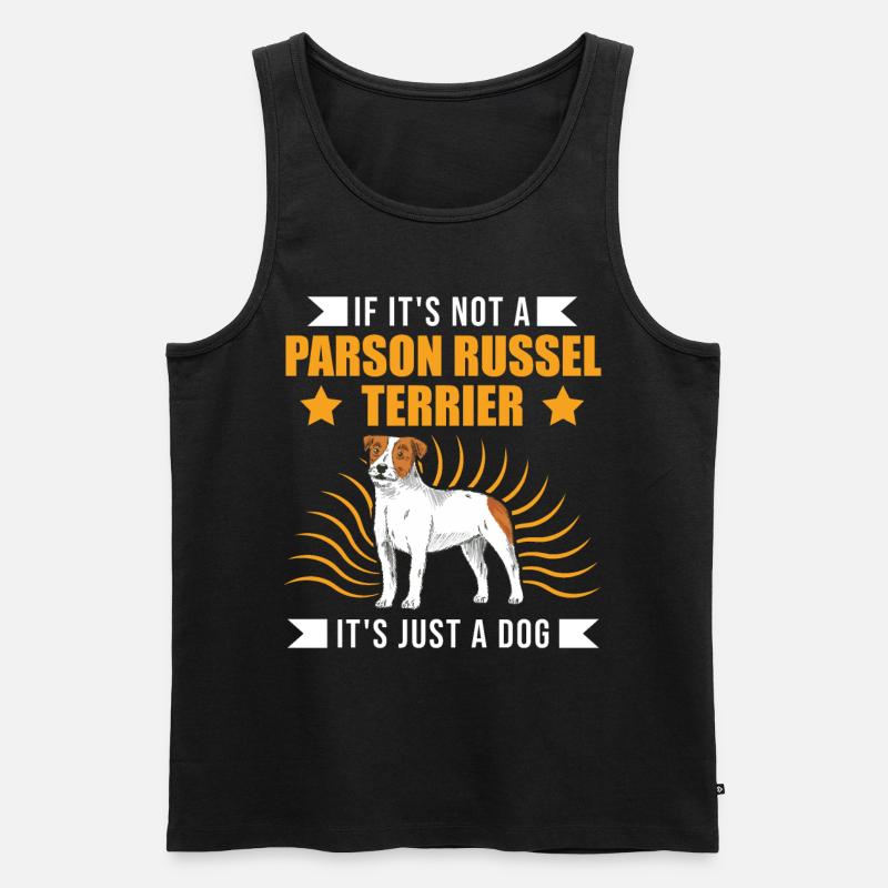 Parson Russell Terrier Besitzer - Männer Premium Bio Tank Top - Schwarz