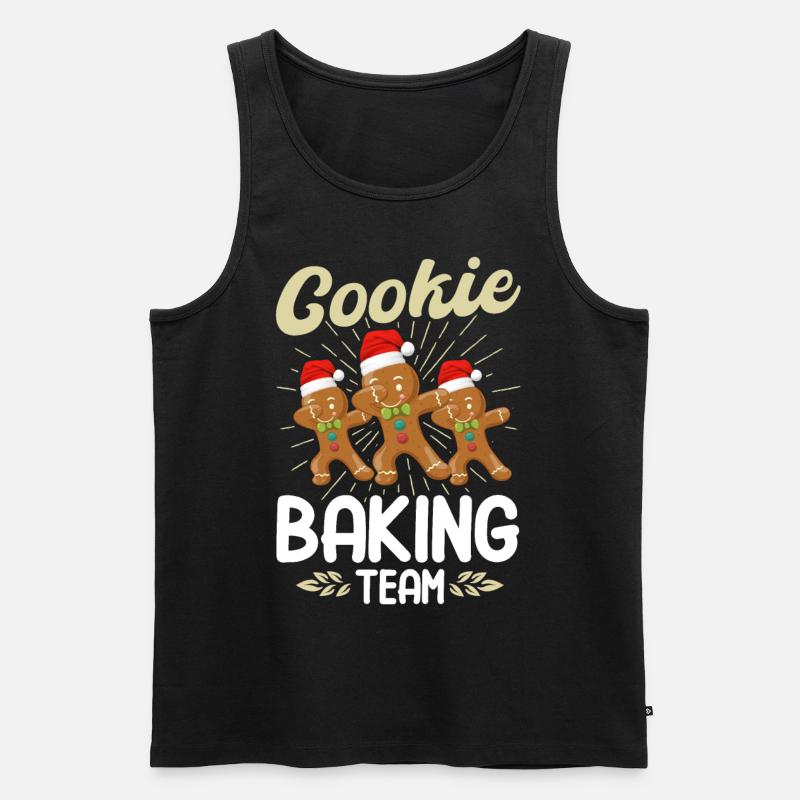 Cookie Baking Team - Men's Premium Organic Tank Top - black