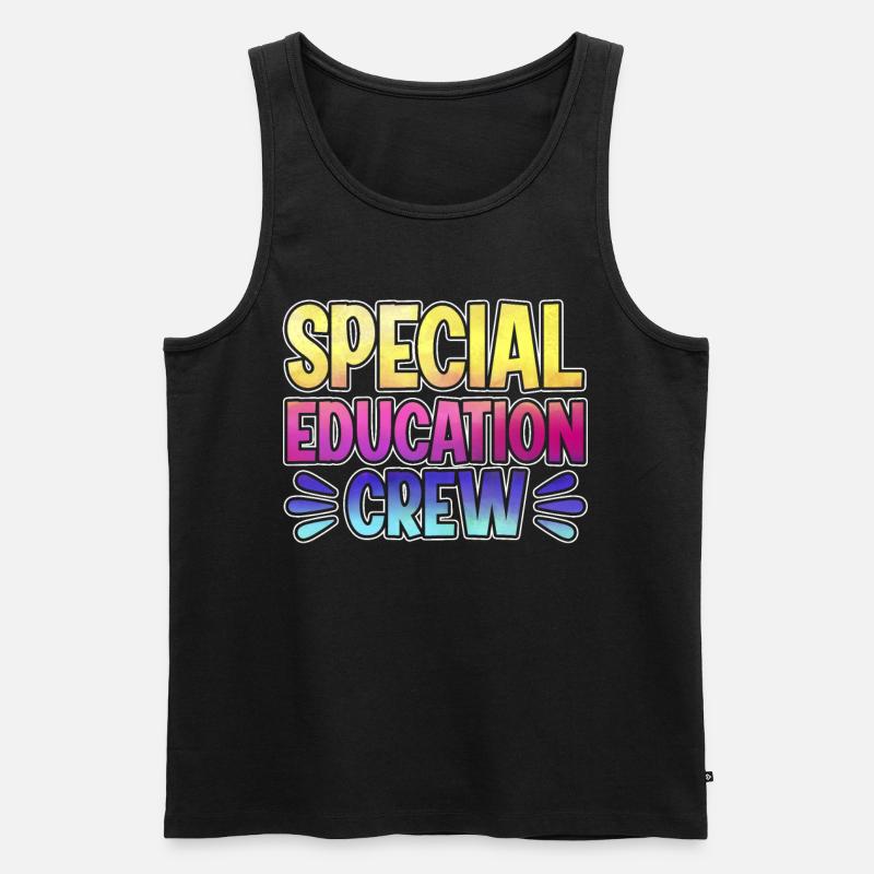 Special Education Crew - Männer Premium Bio Tank Top - Schwarz