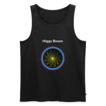 Higgs Boson - Men's Premium Organic Tank Top - black - Front - Michal (187cm)