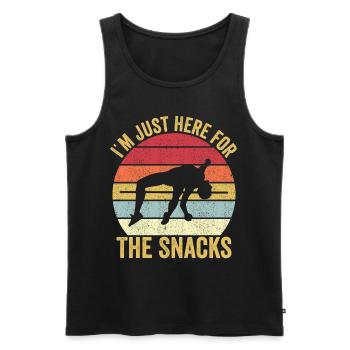 Fun Pole Vault Pole Vault - Men's Premium Organic Tank Top - black - Front - Michal (187cm)