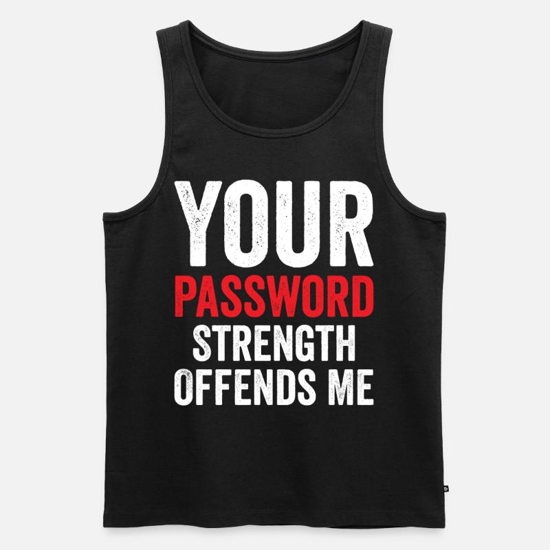Cybersecurity Computer Security Cybersecurity - Men's Premium Organic Tank Top - black