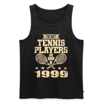 The Best Tennis Players Are Born In 1999 - Men's Premium Organic Tank Top - black - Front - Michal (187cm)