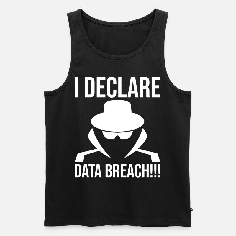 Cybersécurité Sécurité informatique Cybersécurité - Débardeur bio Premium Homme - noir