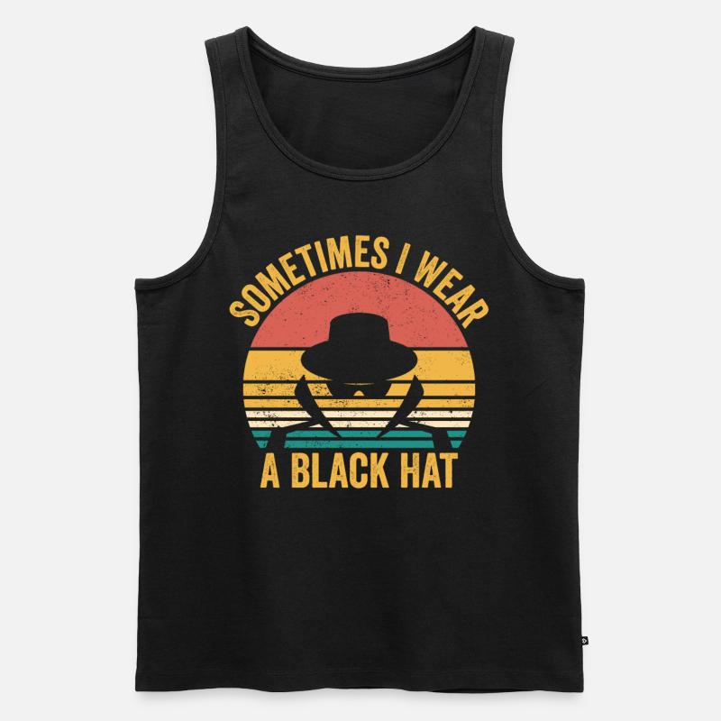 Cybersecurity Computer Security Cybersecurity - Men's Premium Organic Tank Top - black