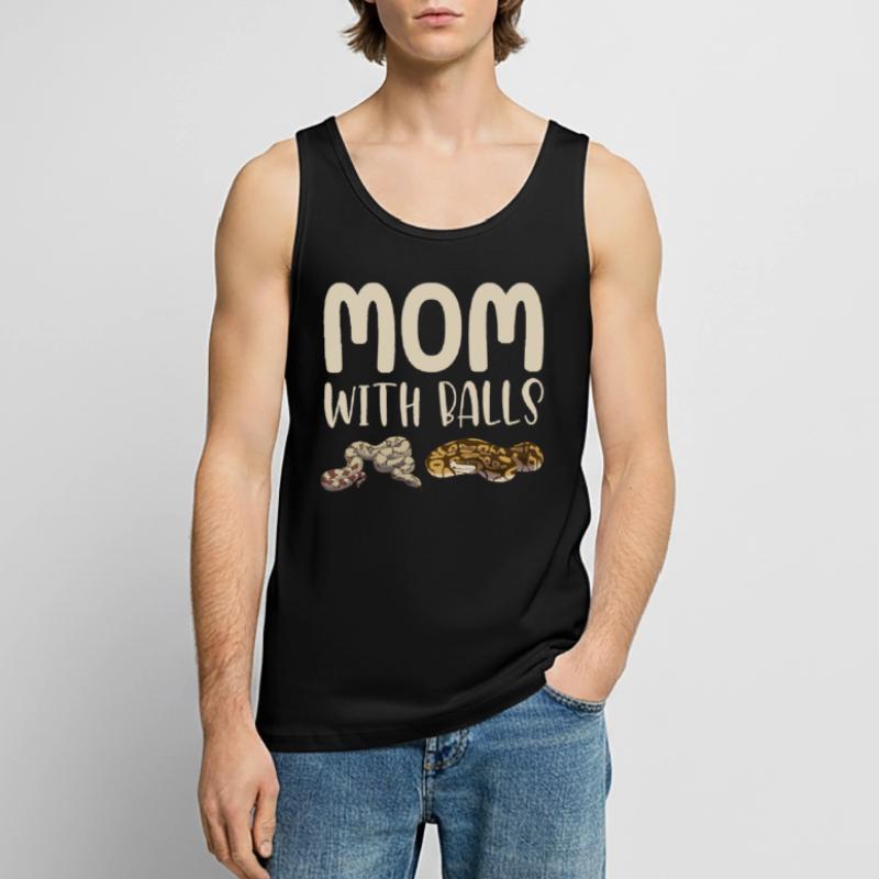 Lustige Kugelpython Schlange Männer Premium Bio Tank Top