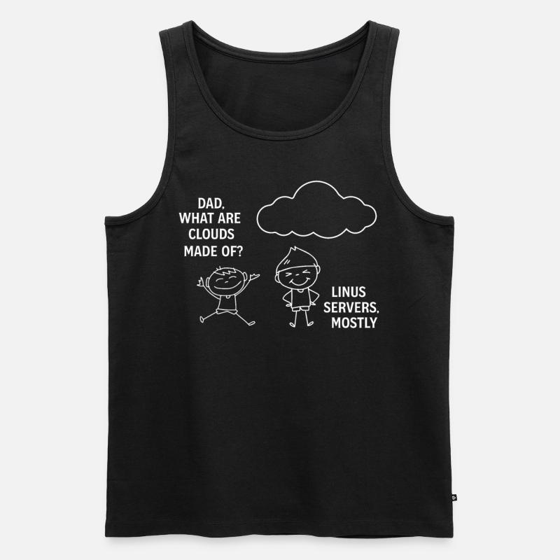 Programming Software Developer Computer Engineer - Men's Premium Organic Tank Top - black