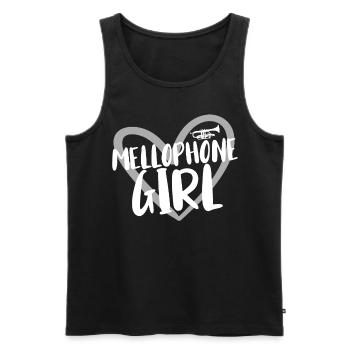 Musicien Mellophone - Débardeur bio Premium Homme - noir - Devant - Michal (187cm)