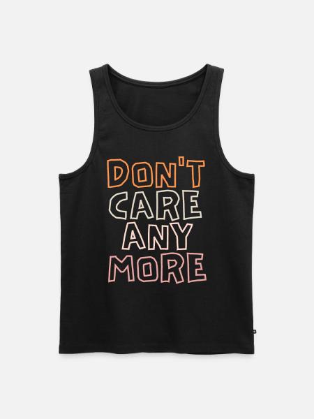 Sarcasm saying, frustration, introverted disillusionment - Men's Premium Organic Tank Top - black
