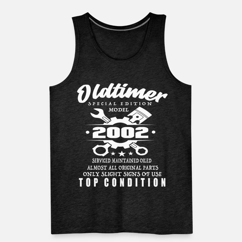 Oldtimer Special Edition Model 2002 Birthday Men's Premium Organic Tank Top